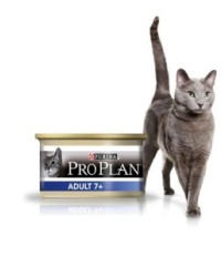 Проплан консервы для кошек старше 7 лет мусс с тунцом в банке 85 гр.